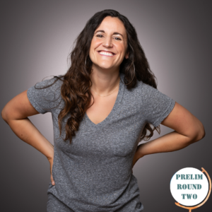 Comedian Emily Van Dyke competes in the 50th Annual San Francisco Bay Area Comedy Competition