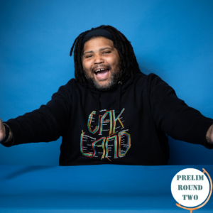 Comedian Terrell "Big T" Butler competes in the 50th Annual San Francisco Bay Area Comedy Competition