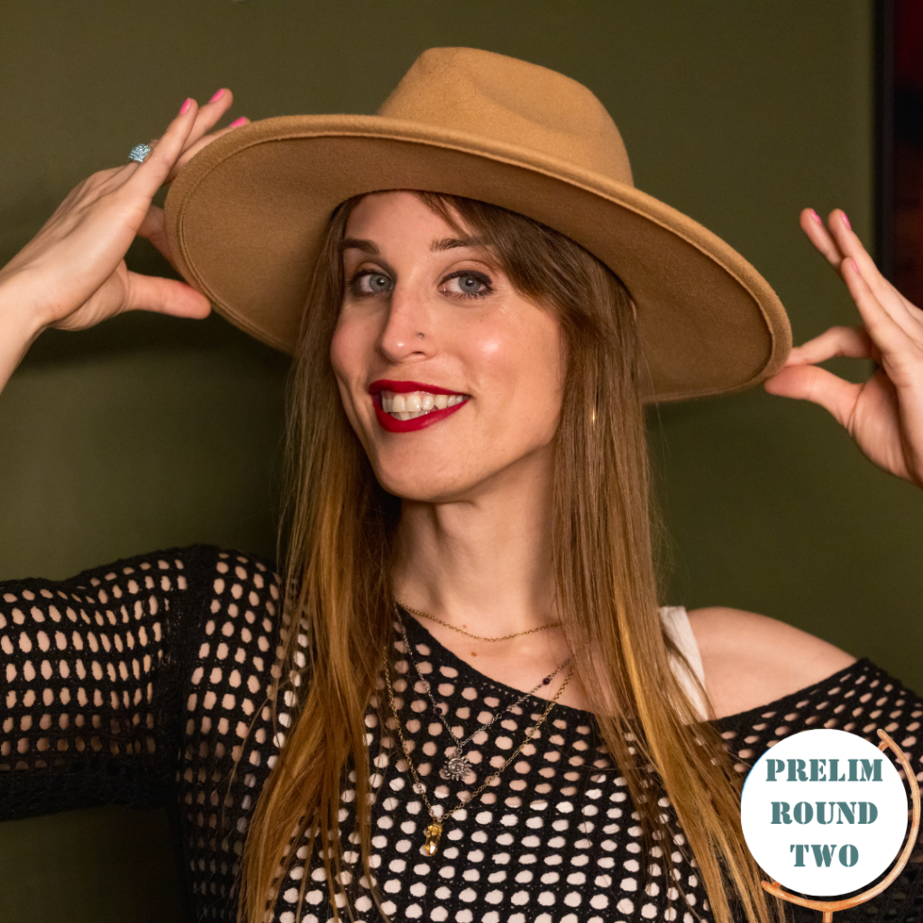 Comedian Ava Val competes in the 50th Annual San Francisco Bay Area Comedy Competition